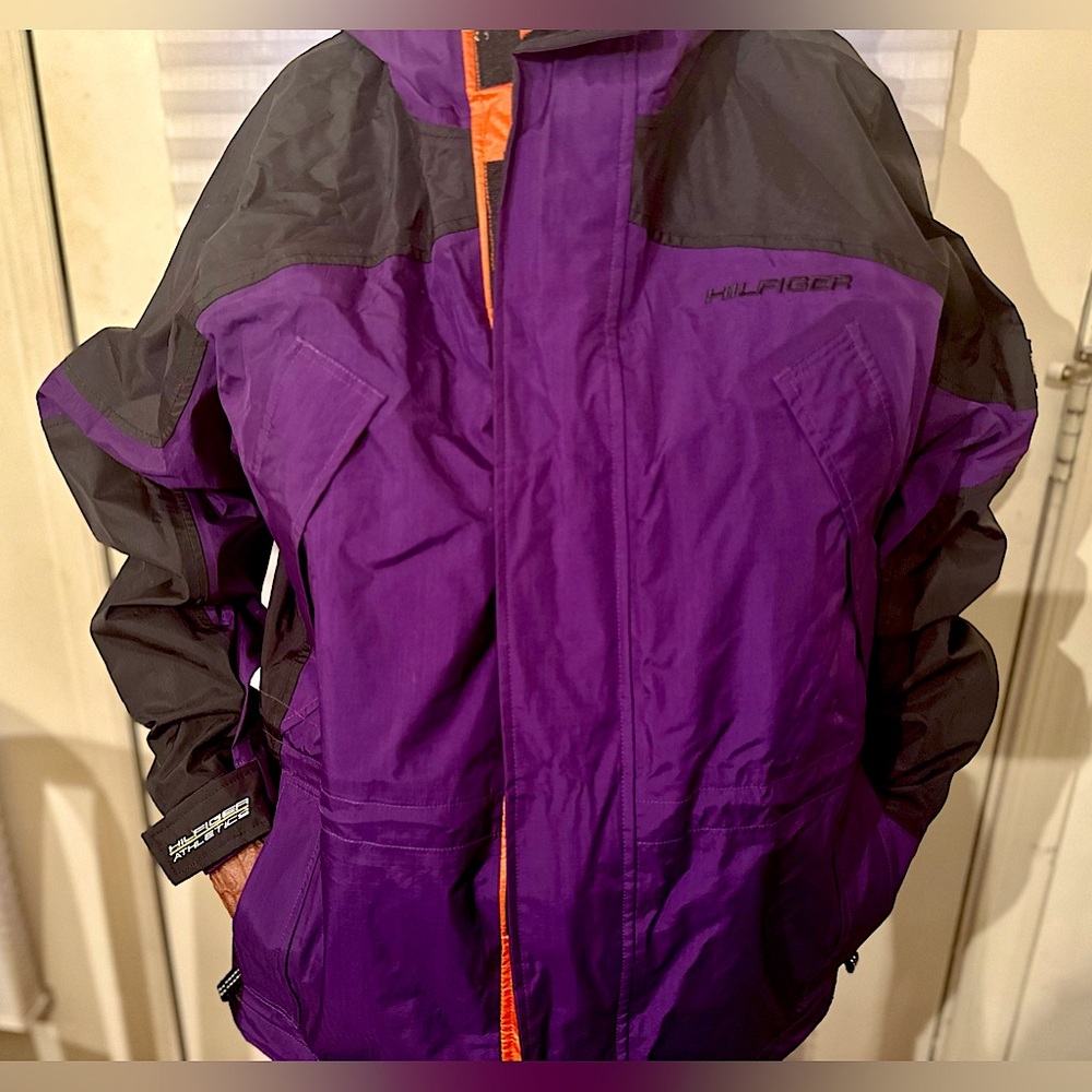 Never worn. Tommy Hilfiger windbreaker/rain jacket
